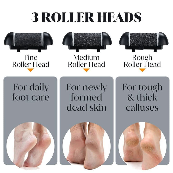 BarberBoss QR - 5081 Electric Foot File Hard Skin Remover - Premium Callus Remover - BarberBoss | Look Your Best, Everyday