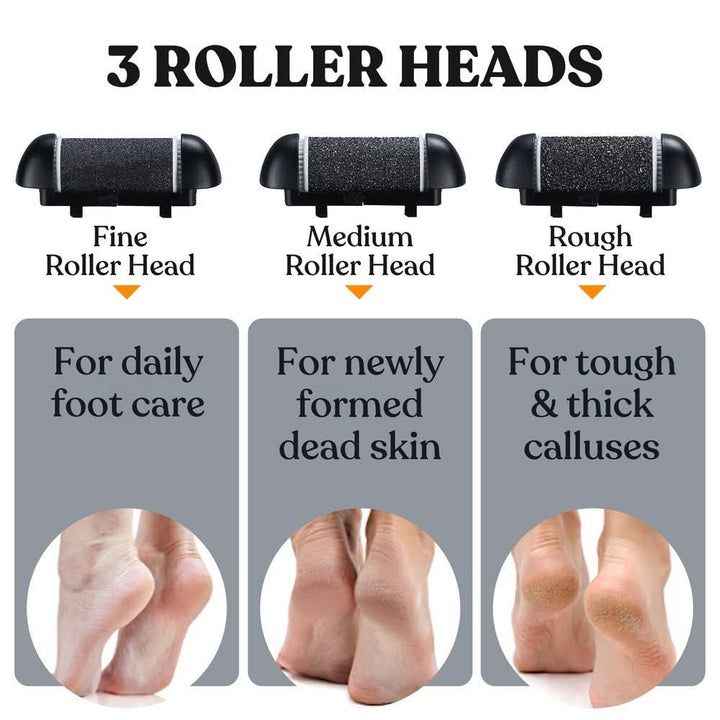BarberBoss QR - 5086 Electric Foot File Hard Skin Remover - Callus Remover - BarberBoss | Look Your Best, Everyday