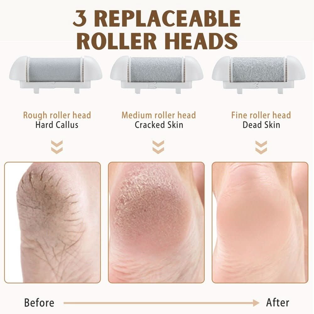 BarberBoss QR - 5087 Electric Foot File Hard Skin Remover All - in - One Pedicure Set - BarberBoss | Look Your Best, Everyday