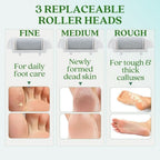 BarberBoss QR - 5088 Premium Callus Remover for Feet, Hard Skin Remover Electric - BarberBoss | Look Your Best, Everyday