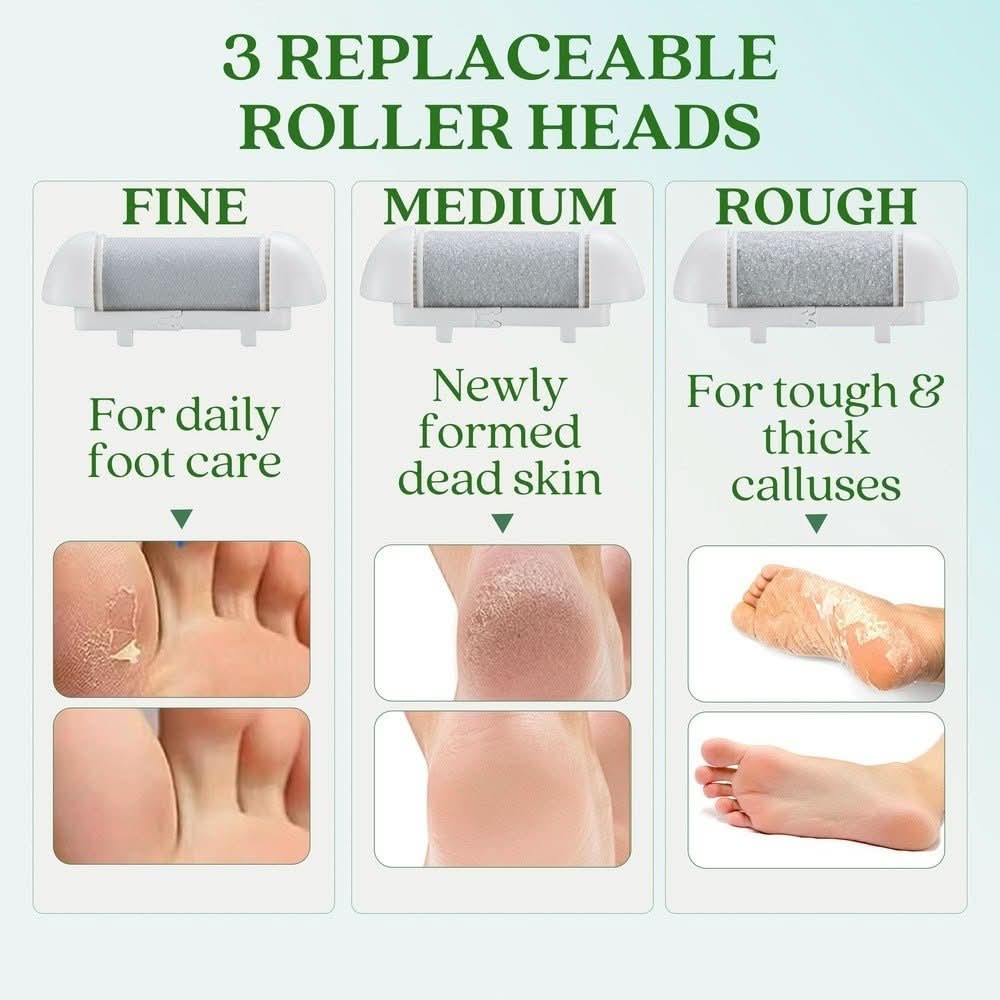 BarberBoss QR - 5088 Premium Callus Remover for Feet, Hard Skin Remover Electric - BarberBoss | Look Your Best, Everyday