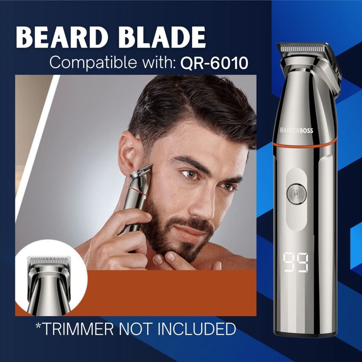 BarberBoss QR - 6010 Beard Trimmer Blade - BarberBoss | Look Your Best, Everyday