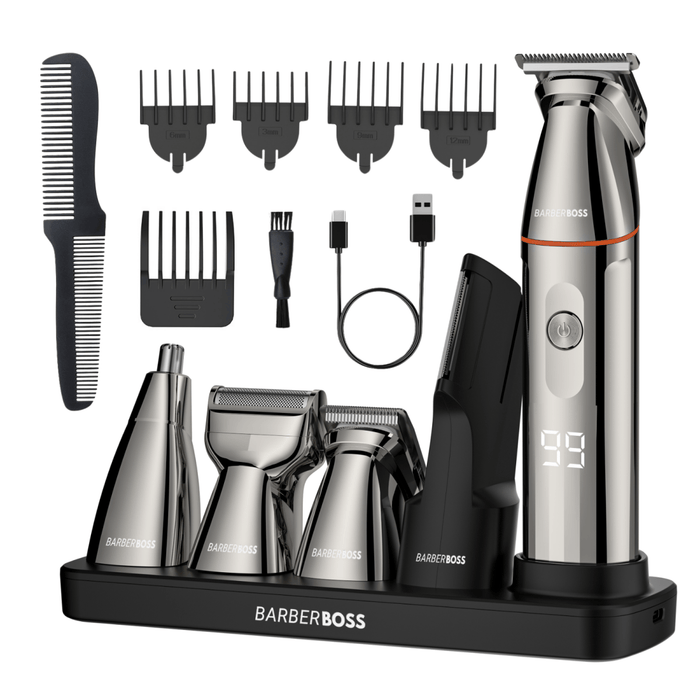 BarberBoss 5-in-1 Men’s Grooming Kit