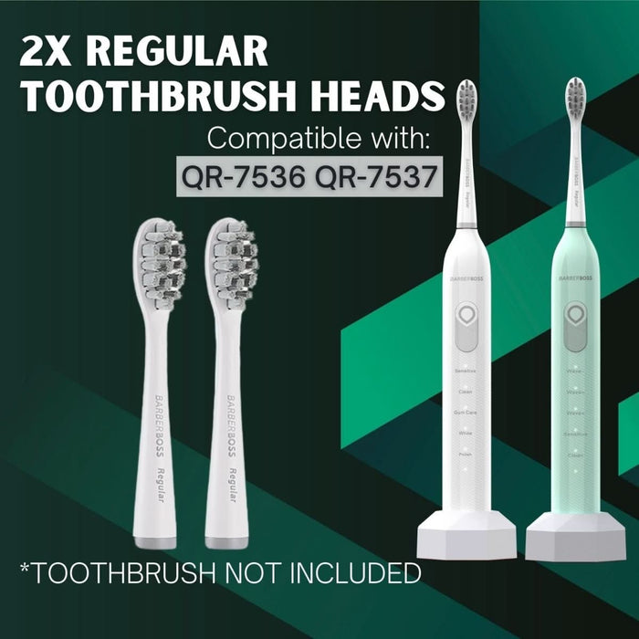 BarberBoss QR-7536/7537 Regular Replacement Heads (Multipack)