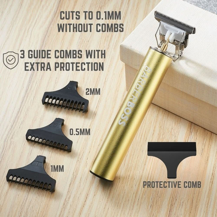 CLEARANCE - BarberBoss QR - 2070 Beard & Hair Trimmer T - Blade - Travel Friendly - BarberBoss | Look Your Best, Everyday