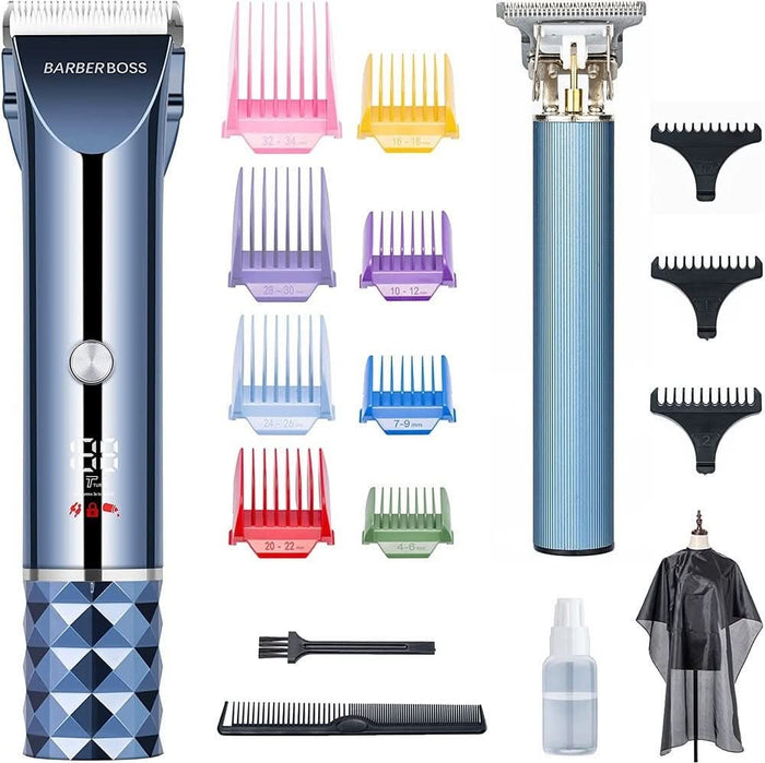 CLEARANCE - BarberBoss QR-2681 Ceramic Blade & Titanium T-Blade Beard Trimmer