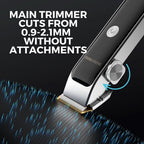 CLEARANCE - BarberBoss QR - 2682 Dual - Trimmer Set Men's Hair Clipper & T - Blade Beard Trimmer - BarberBoss | Look Your Best, Everyday