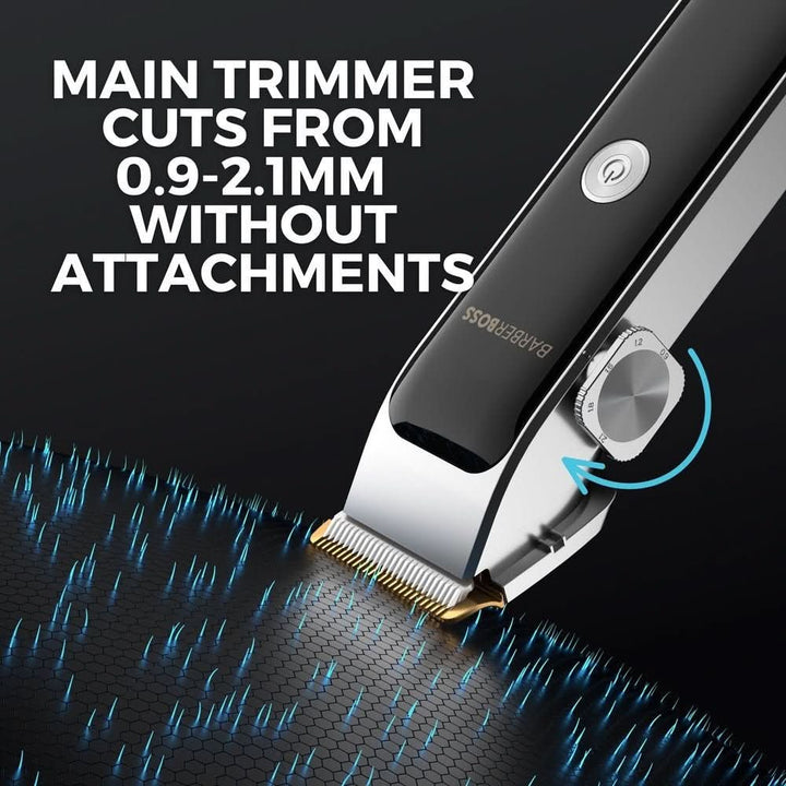 CLEARANCE - BarberBoss QR - 2682 Dual - Trimmer Set Men's Hair Clipper & T - Blade Beard Trimmer - BarberBoss | Look Your Best, Everyday
