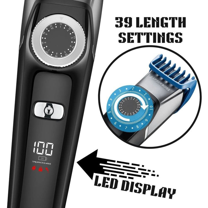 CLEARANCE - BarberBoss QR - 6051 Precision 3 - in - 1 Trimmer – Hair, Beard, Nose and Ear - BarberBoss | Look Your Best, Everyday