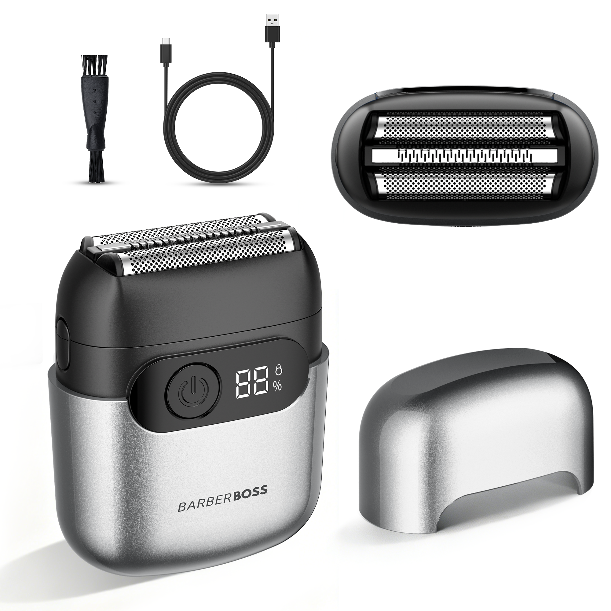 BarberBoss Compact Magnetic Foil Shaver
