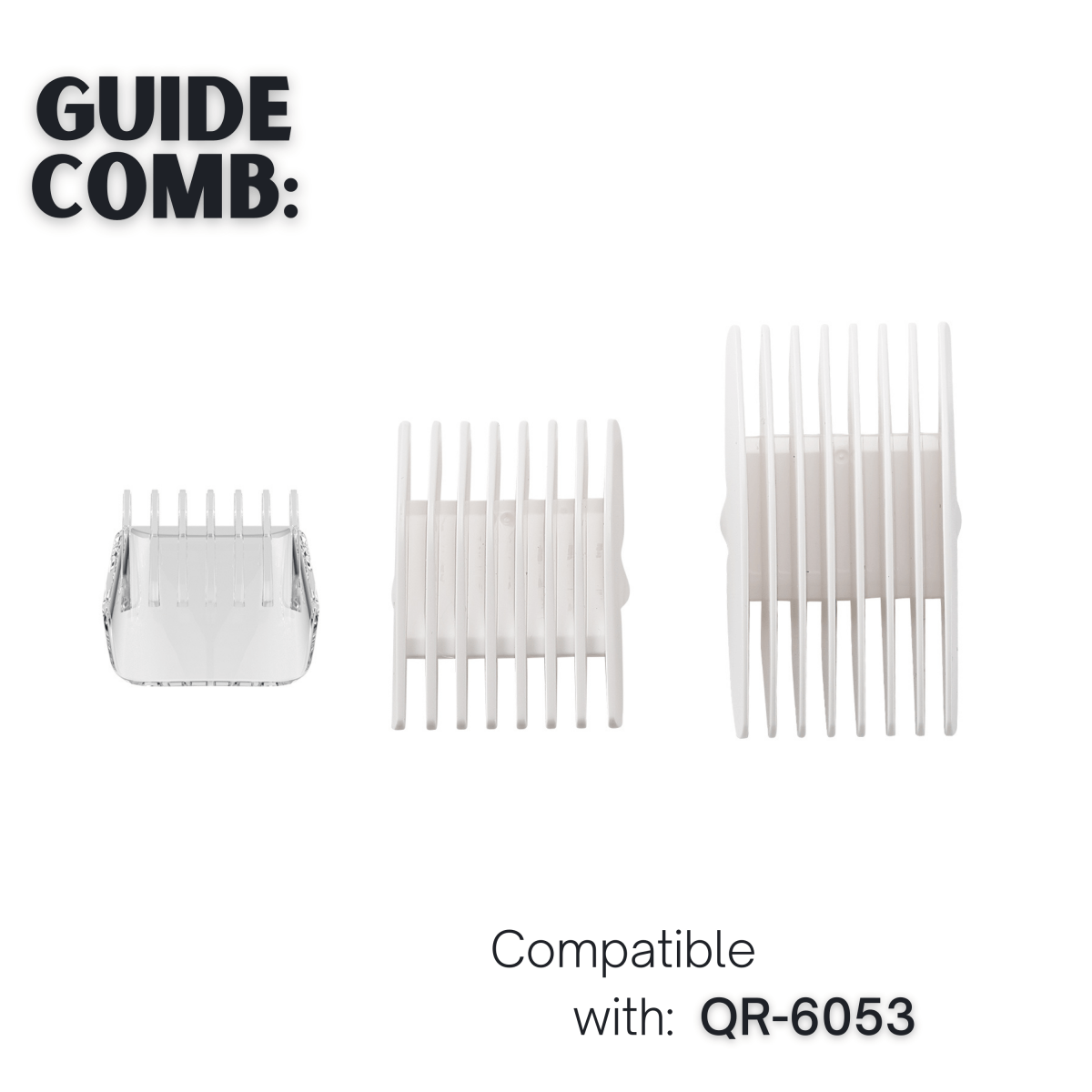 QR - 6053 BarberBoss Set of 3 Comb Guards - BarberBoss | Look Your Best, Everyday